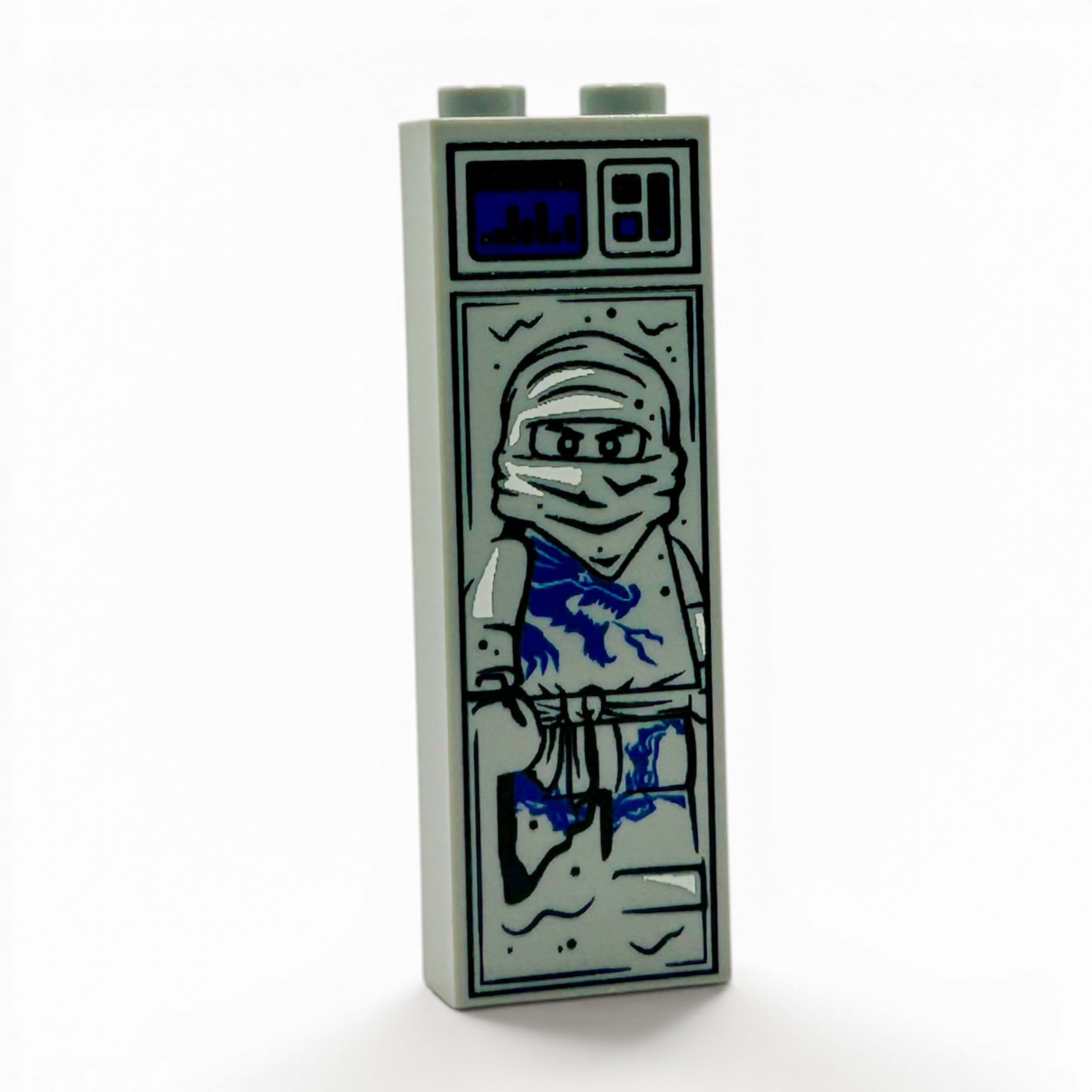 Blue Ninja en carbonite (brique 1x2x5)