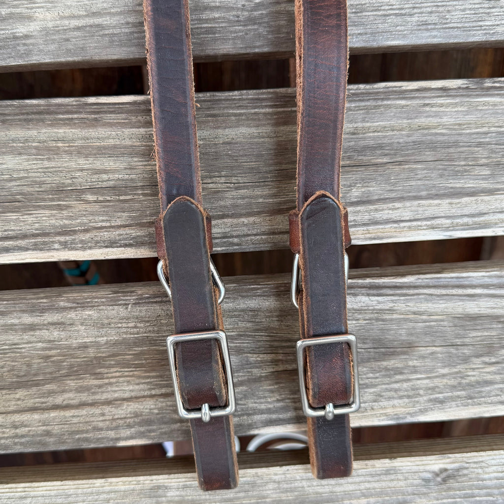 Leather Laced Barrel Reins