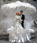 Parasol Splendor Cake Topper, D960, 11" high