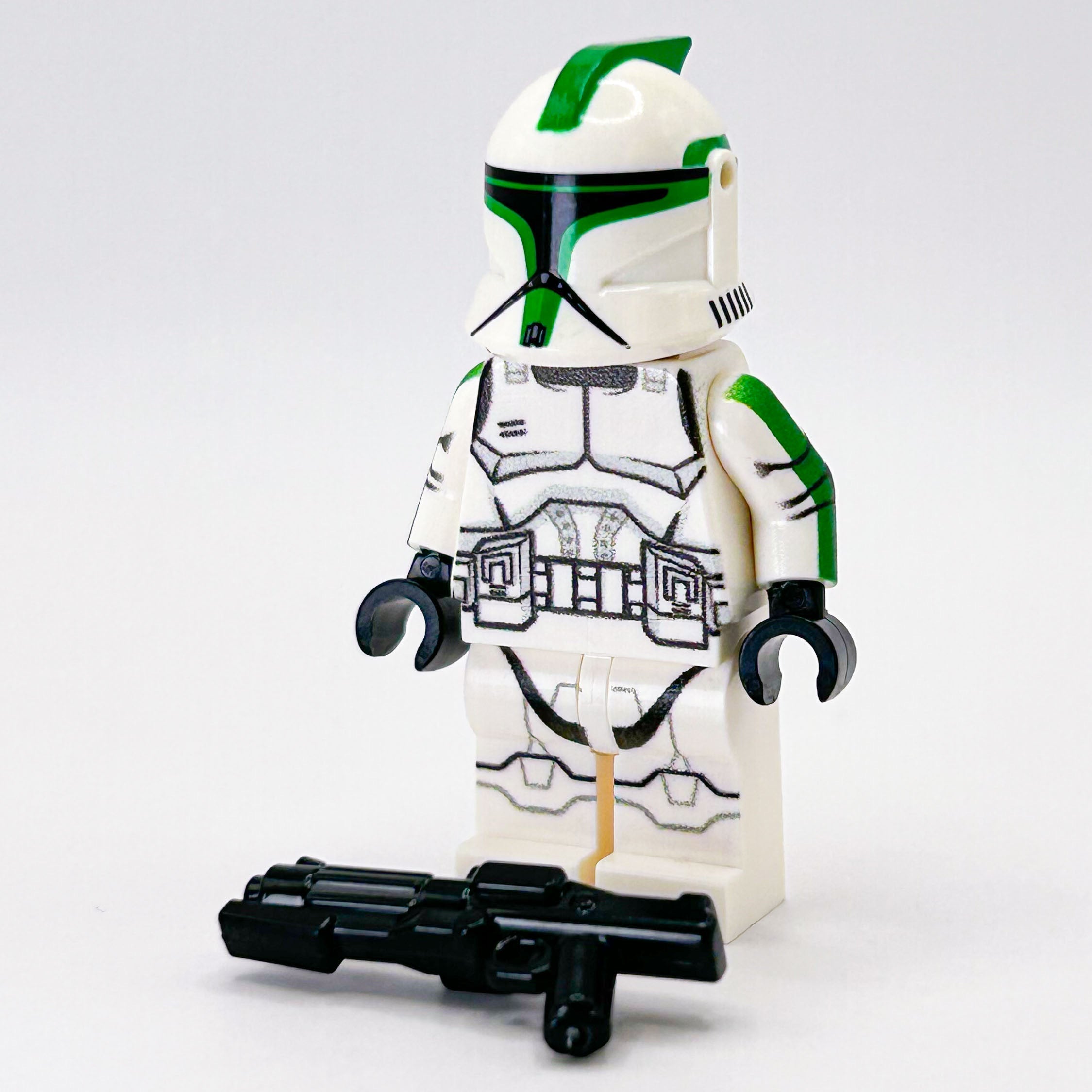 41st Clone Trooper (Green, Phase 1) Minifig - B3 Customs