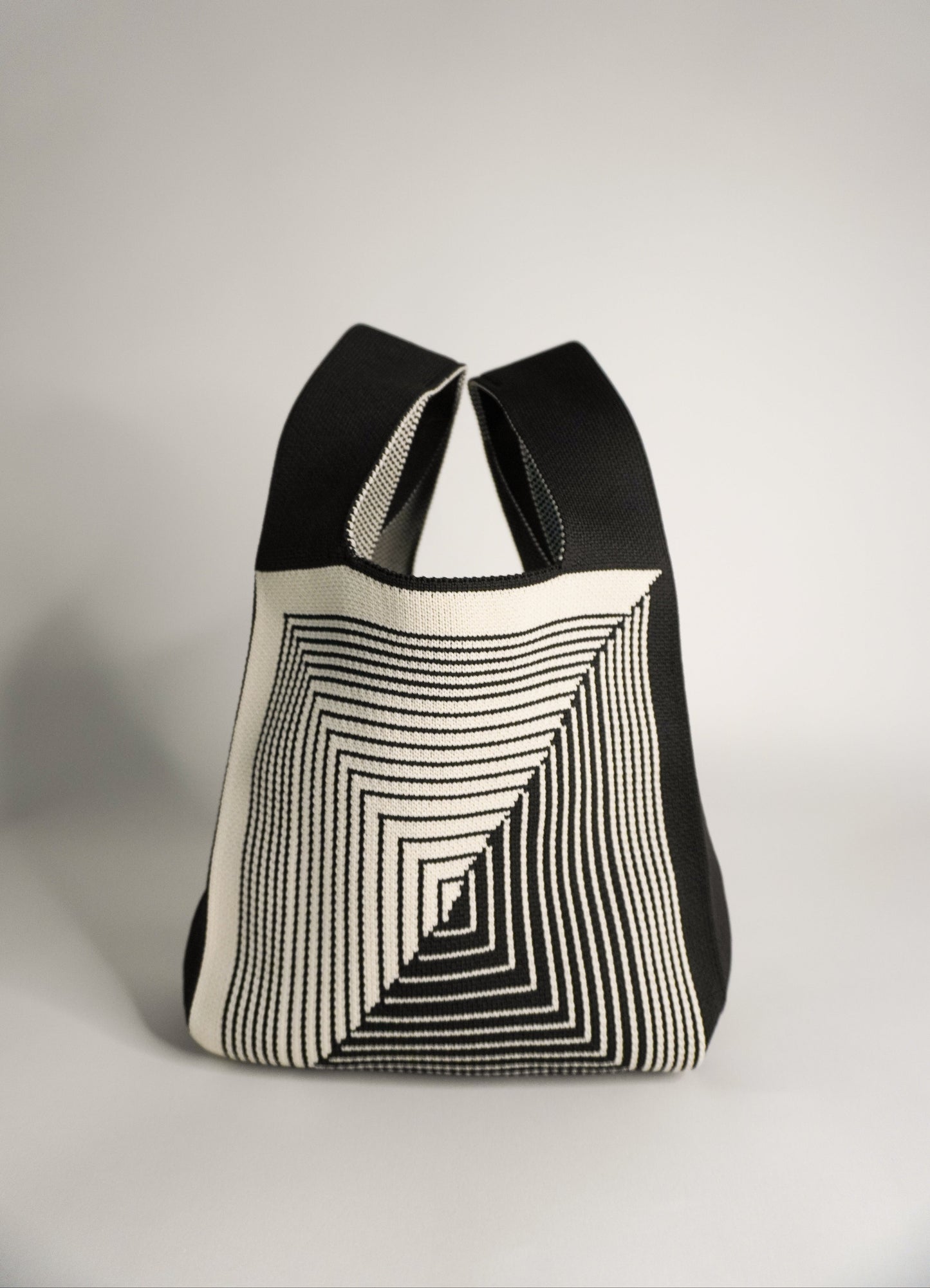 Labyrinth Black Handbag