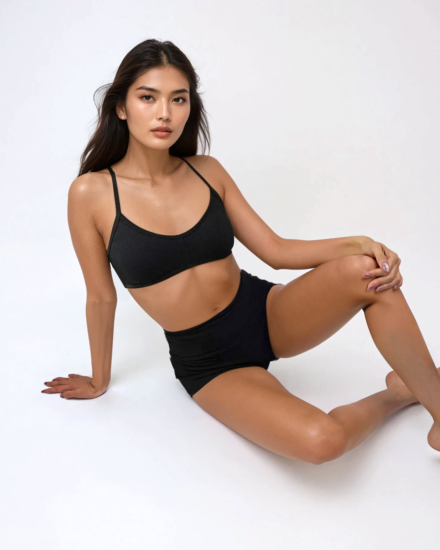 90s Boyshort - CloudRib™ Black