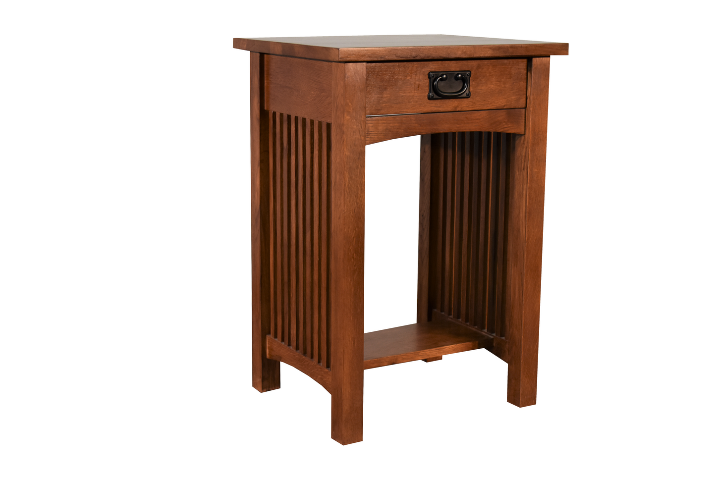 Mission 1 Drawer Spindle End Table