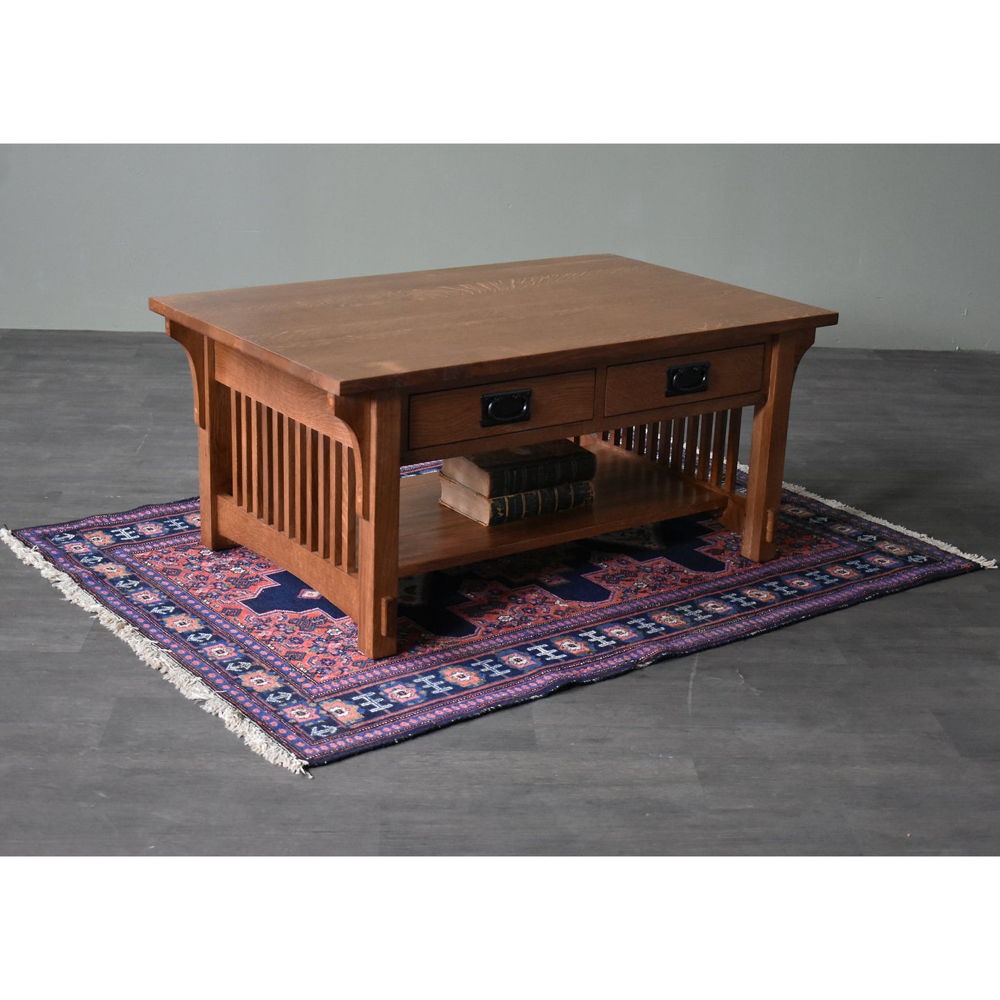 Mission Crofter 4 Drawer Coffee Table with Spindles - 40"