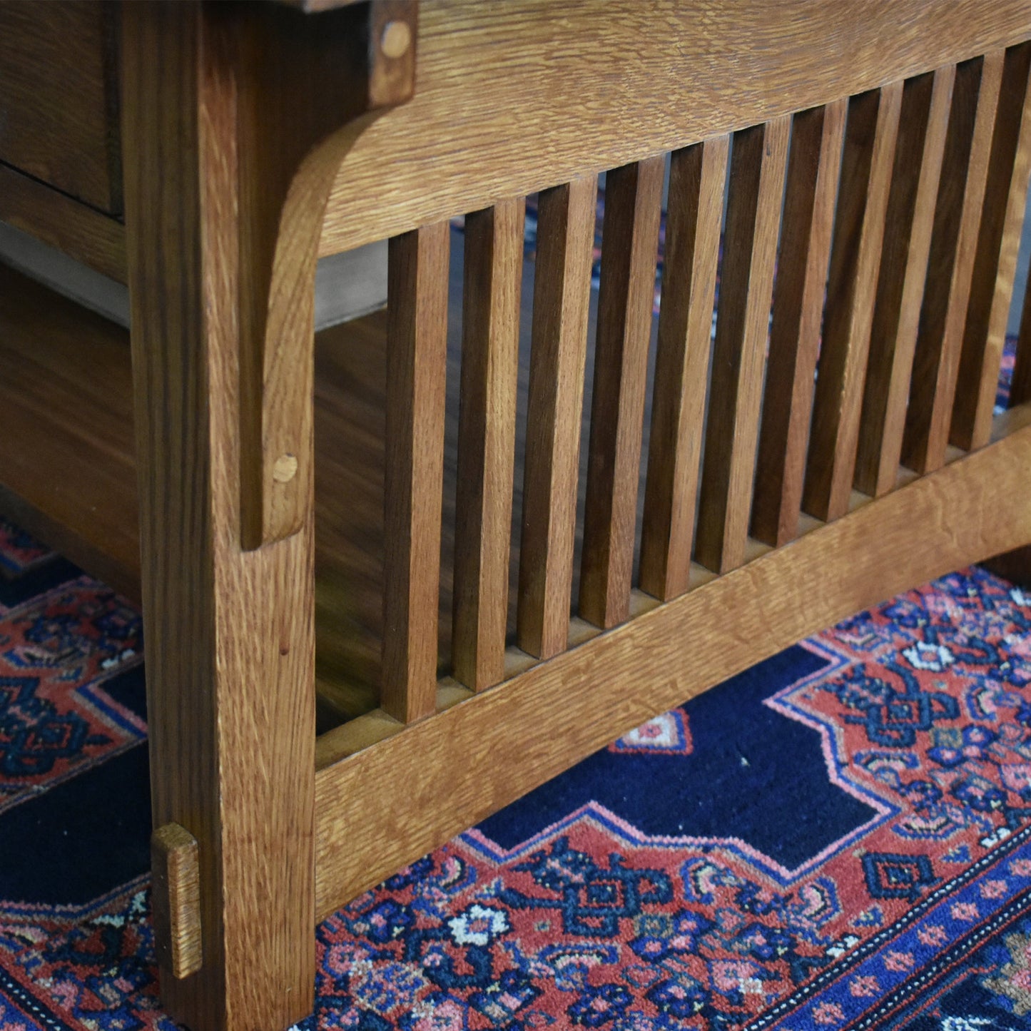 Mission Crofter 4 Drawer Coffee Table with Spindles - 40"