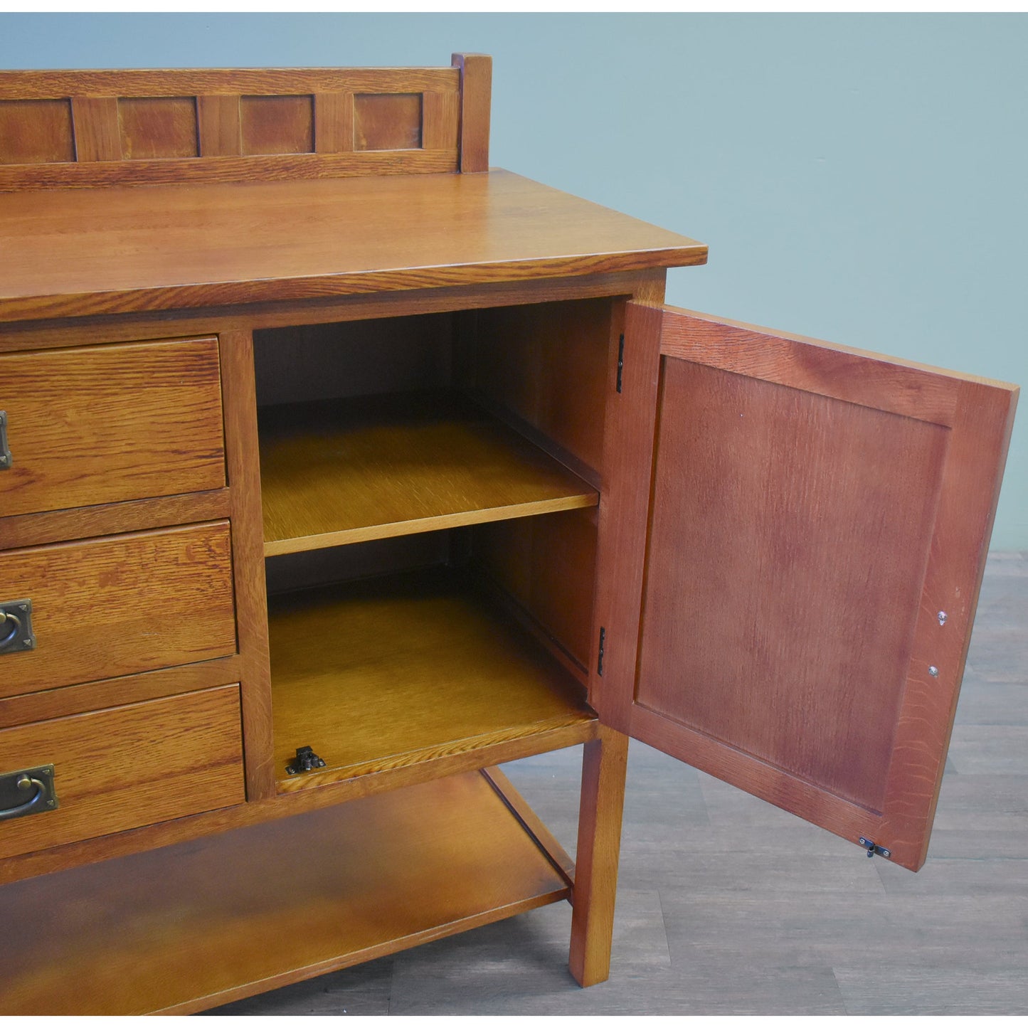 Mission Turner Sideboard-3 Drawers-2 Doors-Michael's Cherry (MC-A)-58"