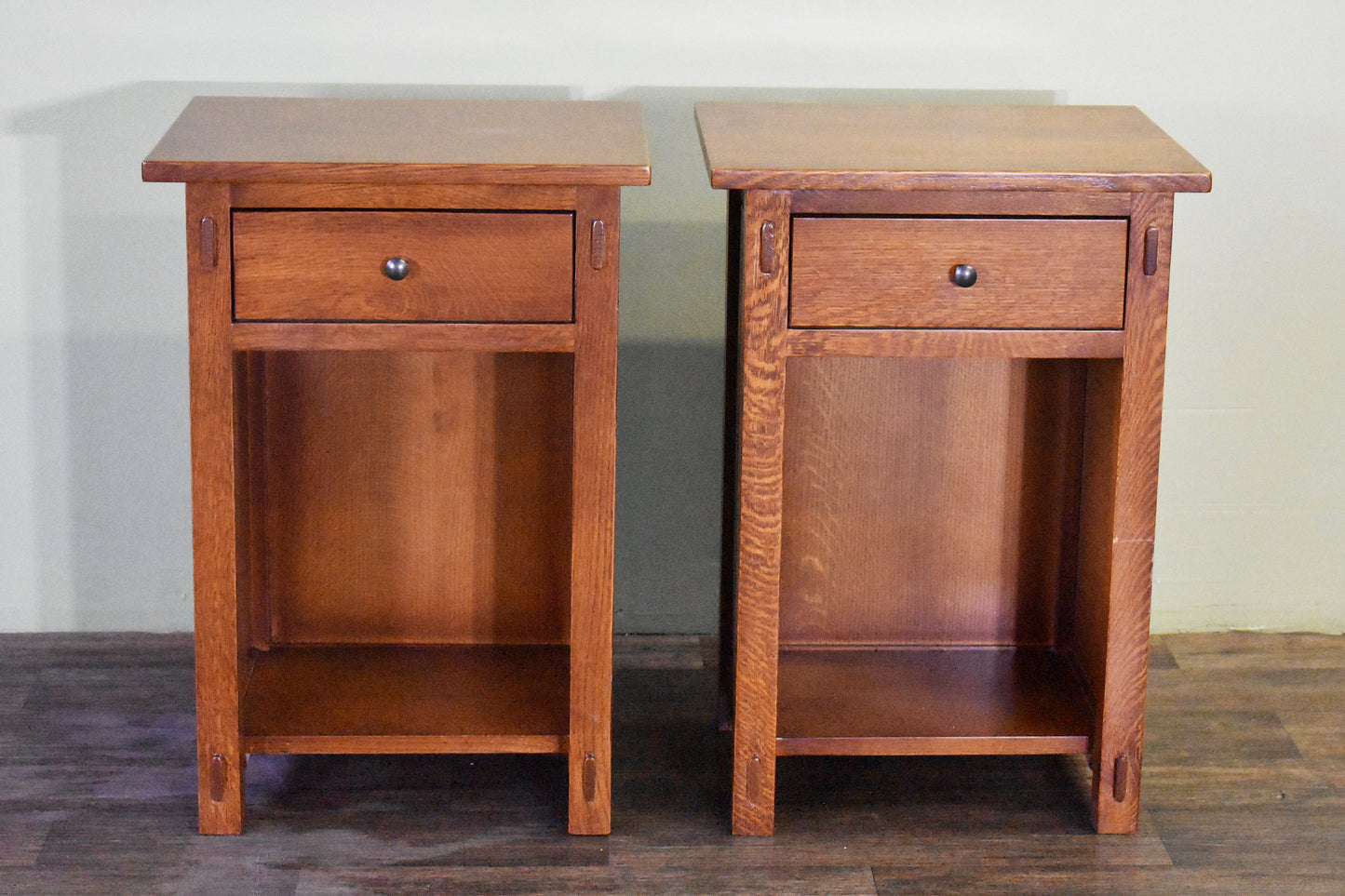 Mission Solid Quarter Sawn Oak 1 Drawer End Table - Model A27