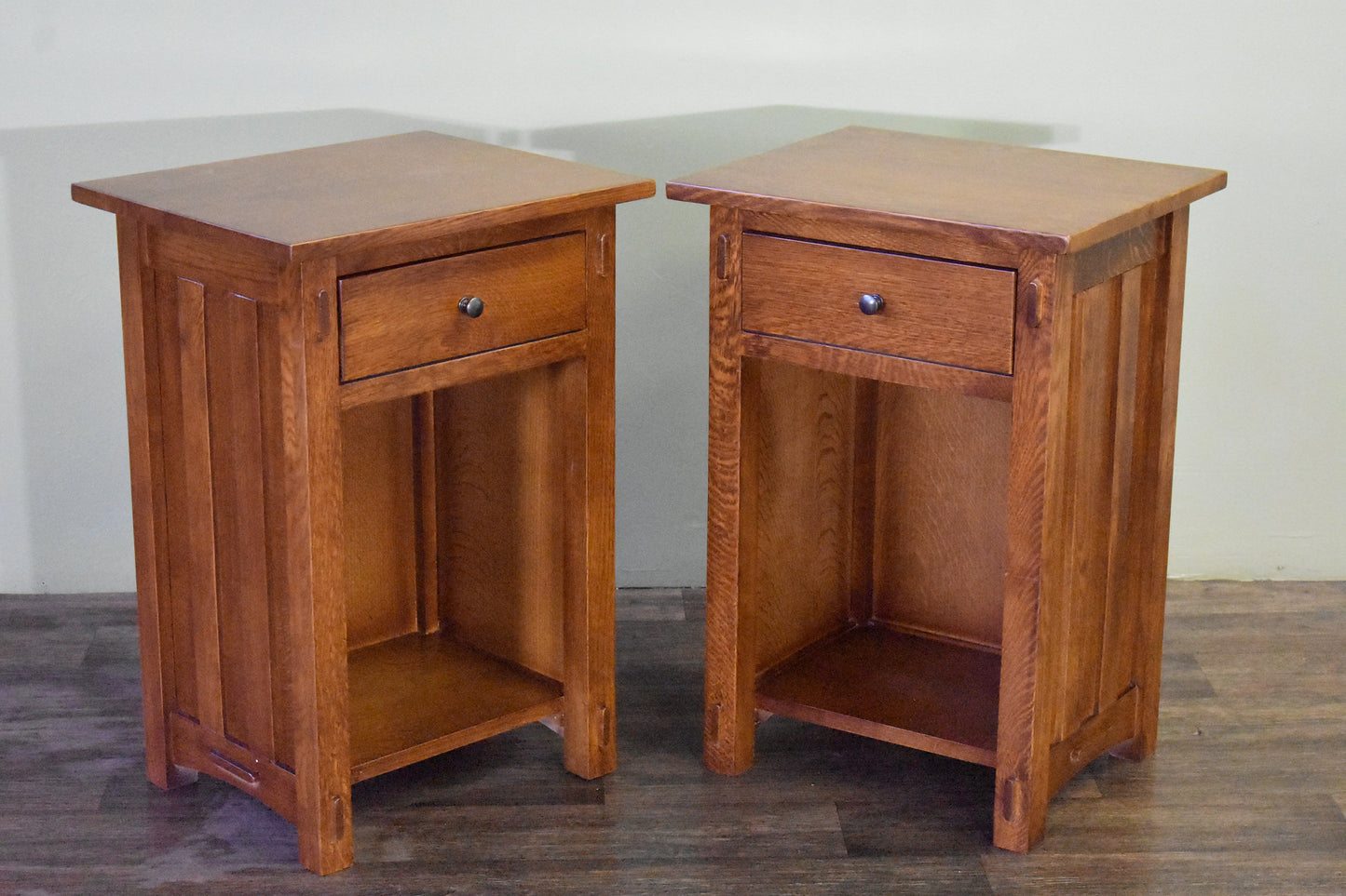 Mission Solid Quarter Sawn Oak 1 Drawer End Table - Model A27
