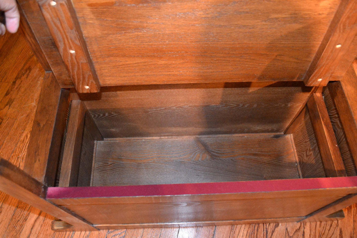 Oak Hall Tree with Storage Trunk