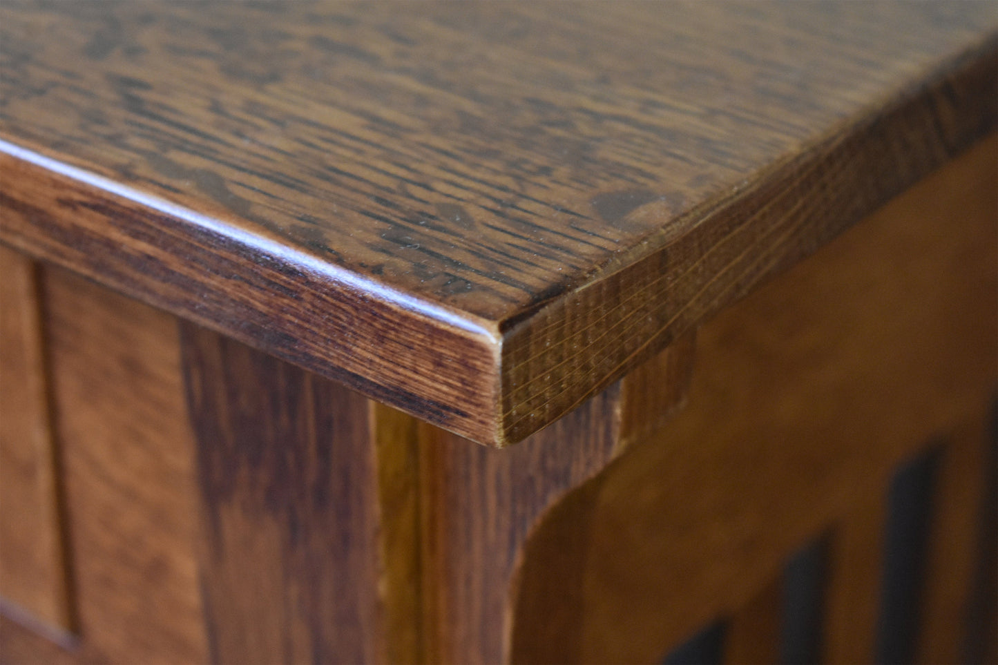 *Mission 1 Drawer Crofter End Table - Golden Brown (GB1)