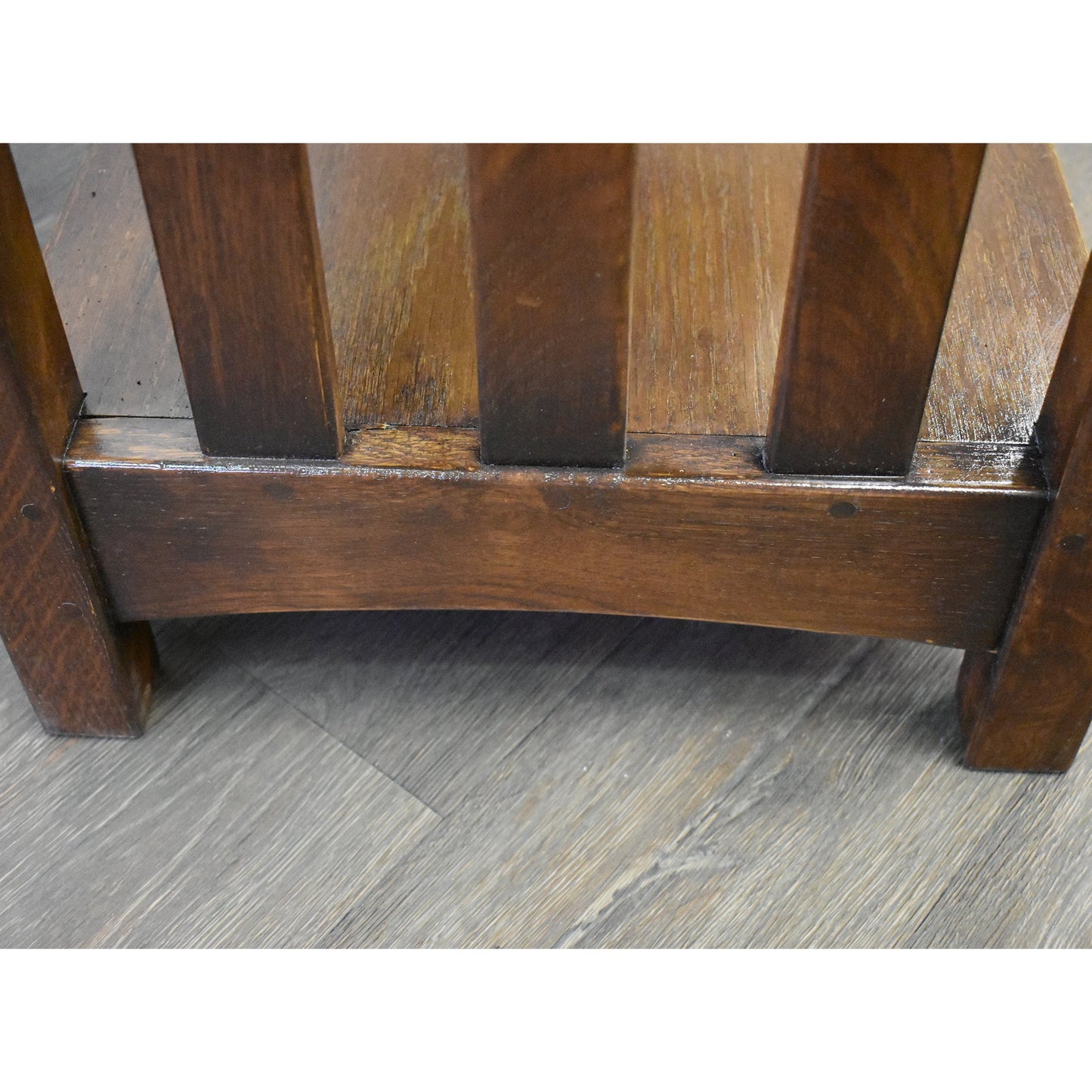 Mission Spindle Side 5 Shelf Bookcase - Walnut (W1)