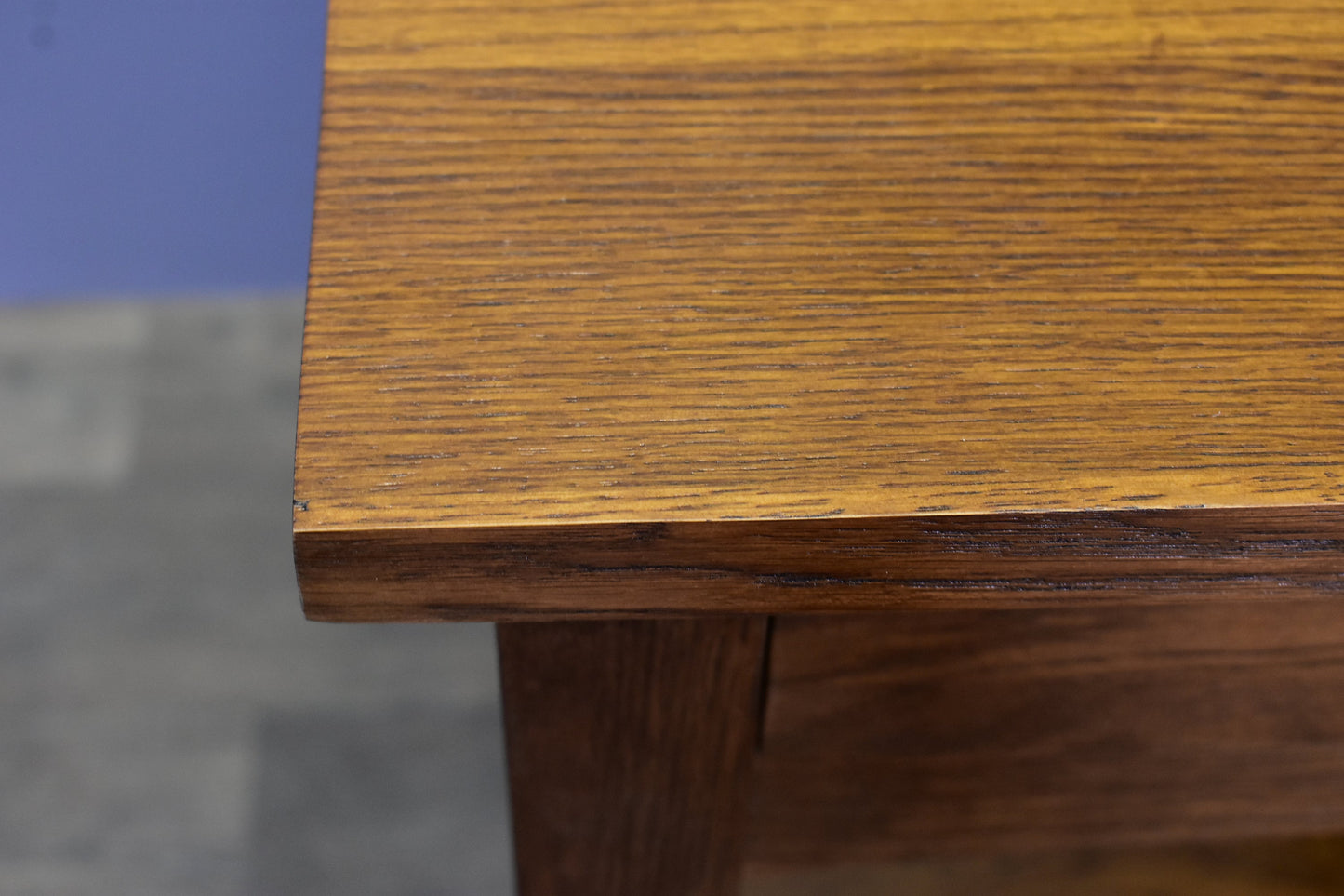 Mission Solid Quarter Sawn Oak 1 Drawer End Table - Model A27