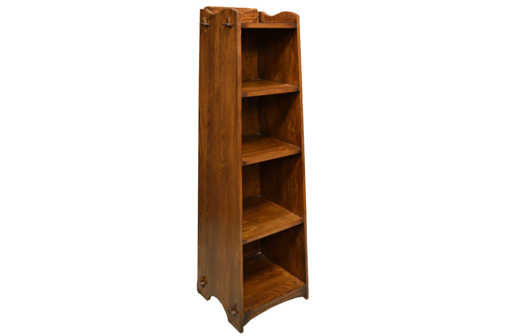 Arts & Crafts Pyramidal Bookcase