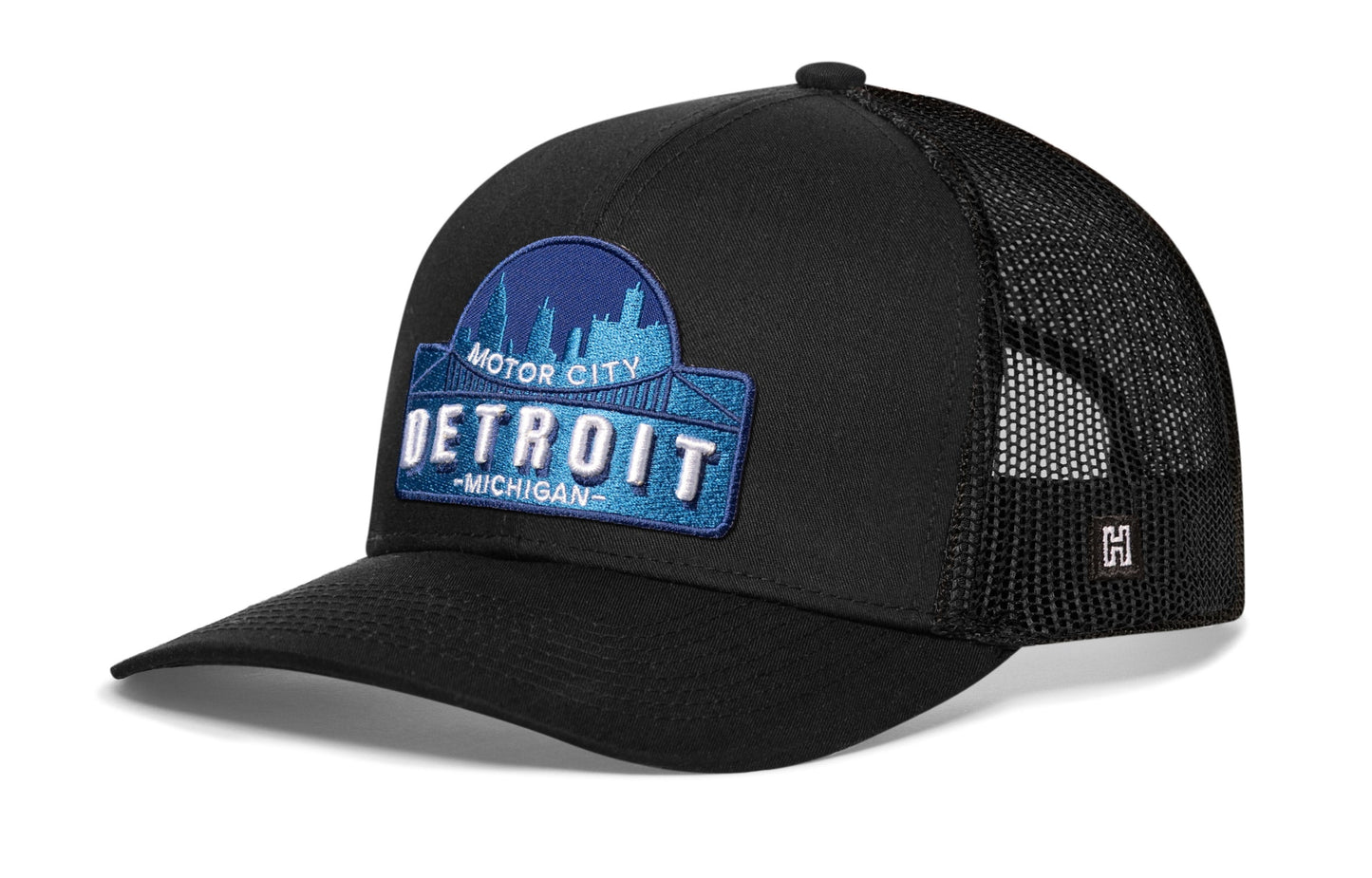 Detroit Motor City Trucker Hat  |  Cityscape Snapback