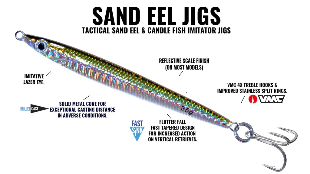 Hogy Sand Eel Jig Teaser Assist Hook (8") 12 oz