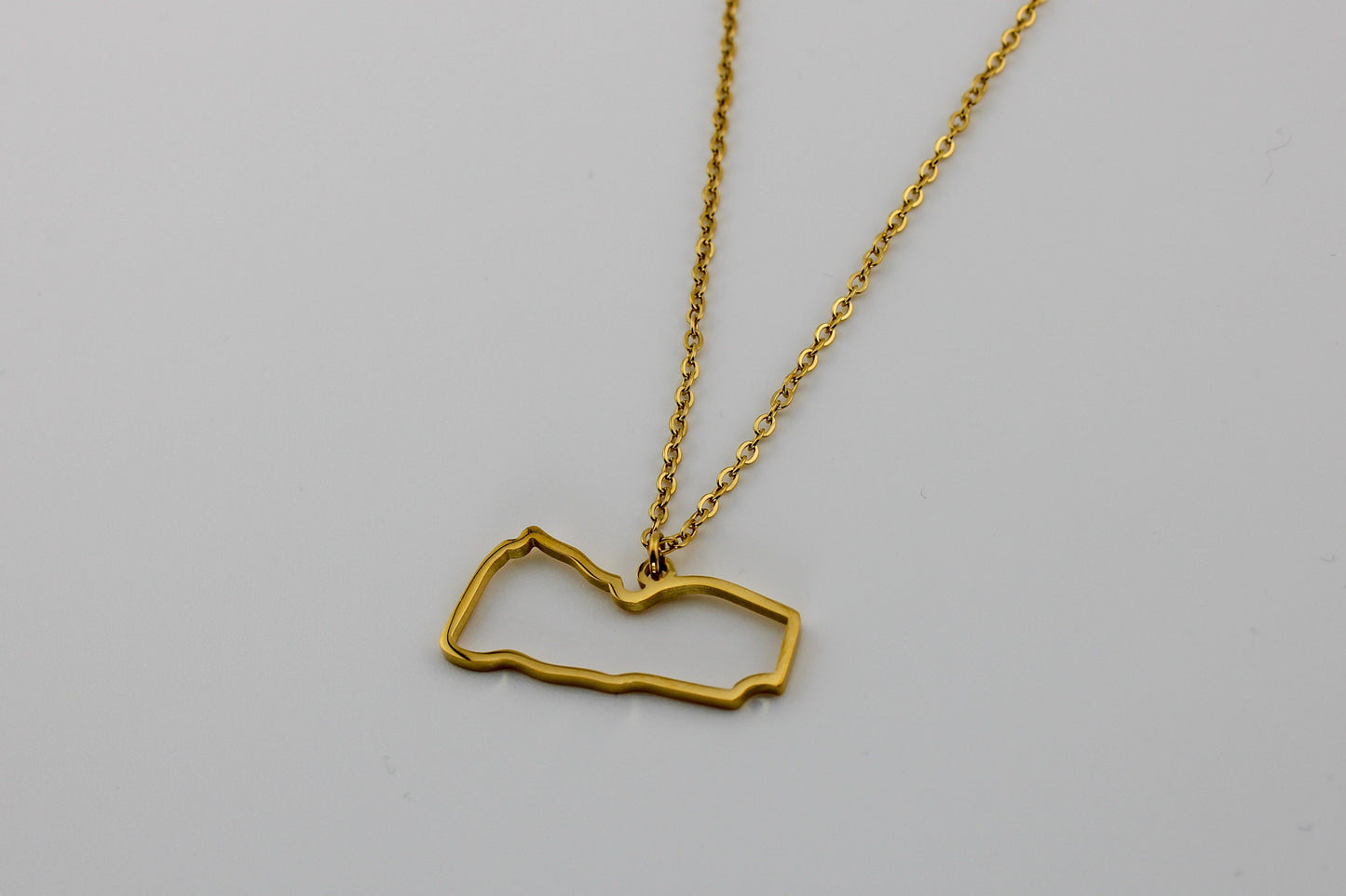 Yemen Map Necklace | Outline