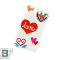 Love Hearts Saint-Valentin Fenêtre vitrail 4x6 en LEGO – B3 Customs