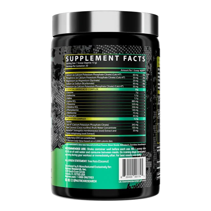 Nutrex EAA+ Hydration, 30 Servings