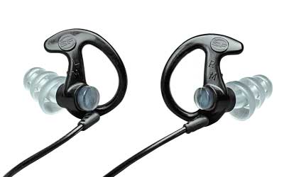 Surefire Sonic Defenders Max Ear Plug -  Medium -  Removable Cord -  Black Finish