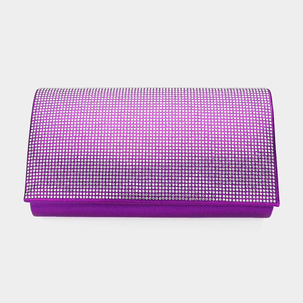 Shimmery Evening Clutch Bag