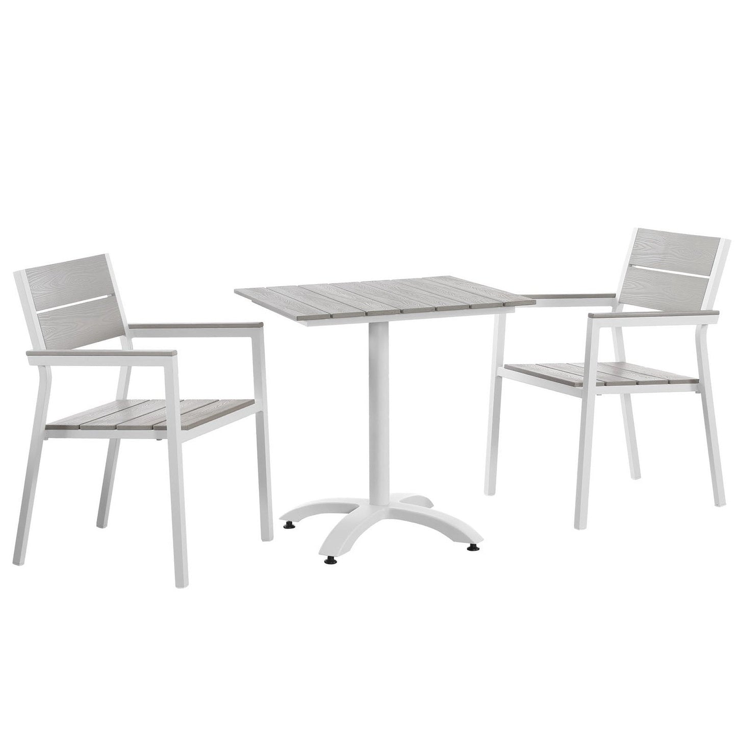 Maine 3 Piece Outdoor Patio Dining Set by Modway