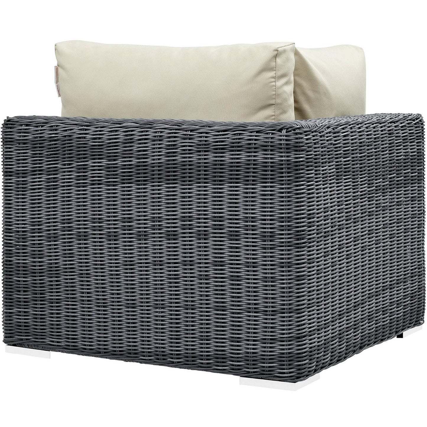 Summon Outdoor Patio Sunbrella Corner Sofa by Modway