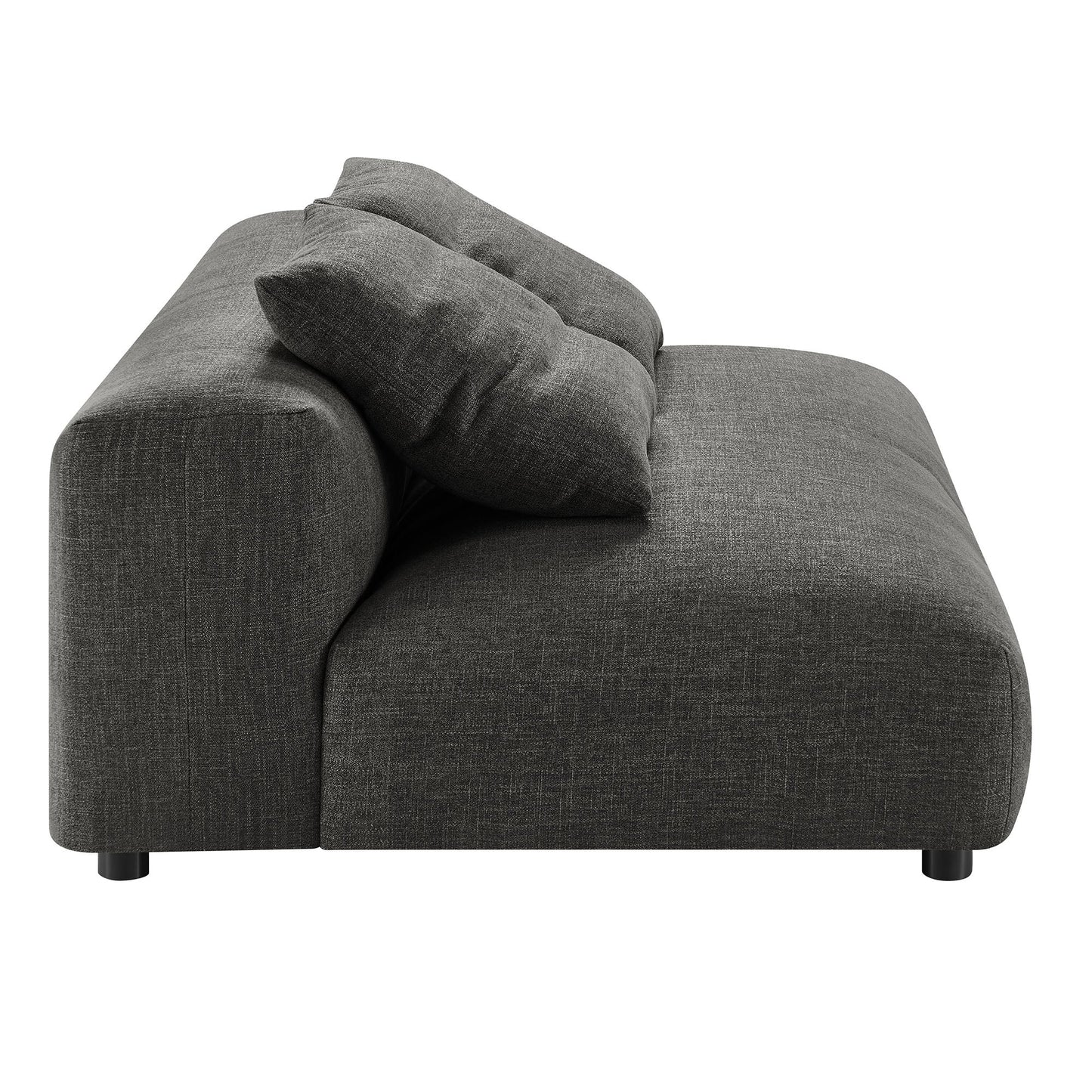 Solace 2-Piece Modular Upholstered Fabric Sectional Sofa with Chaise by Modway