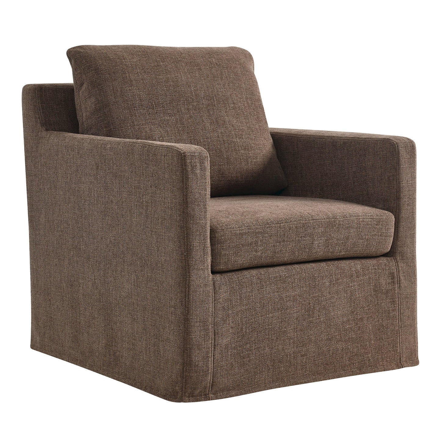 Serene Fabric Slipcovered Swivel Armchair by Modway