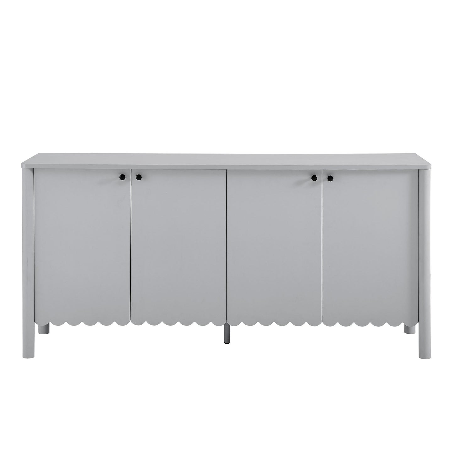 Emmeline 66" 4-Door Scalloped Sideboard Cabinet by Modway