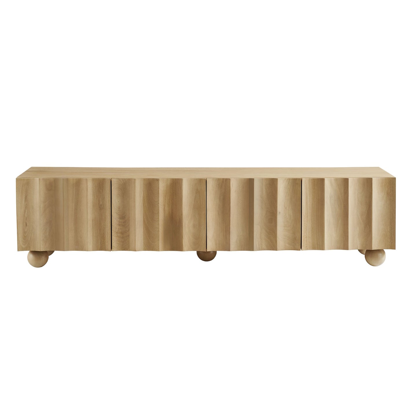 Sorren Scalloped 71" Wood TV Stand by Modway