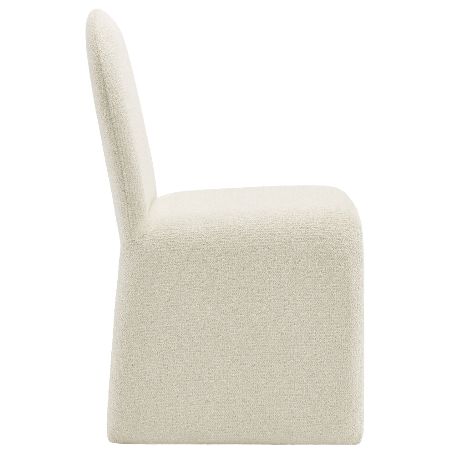 Junia Boucle Upholstered Armless Dining Chair by Modway