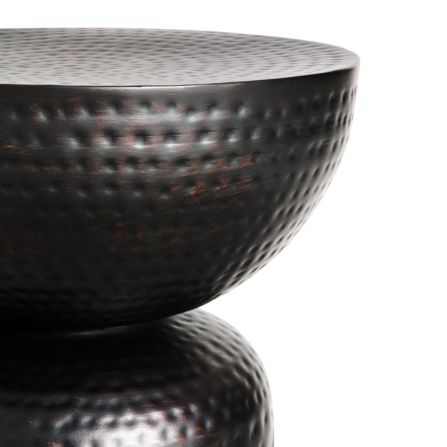 Mella Metal Hammered Side Table by Modway