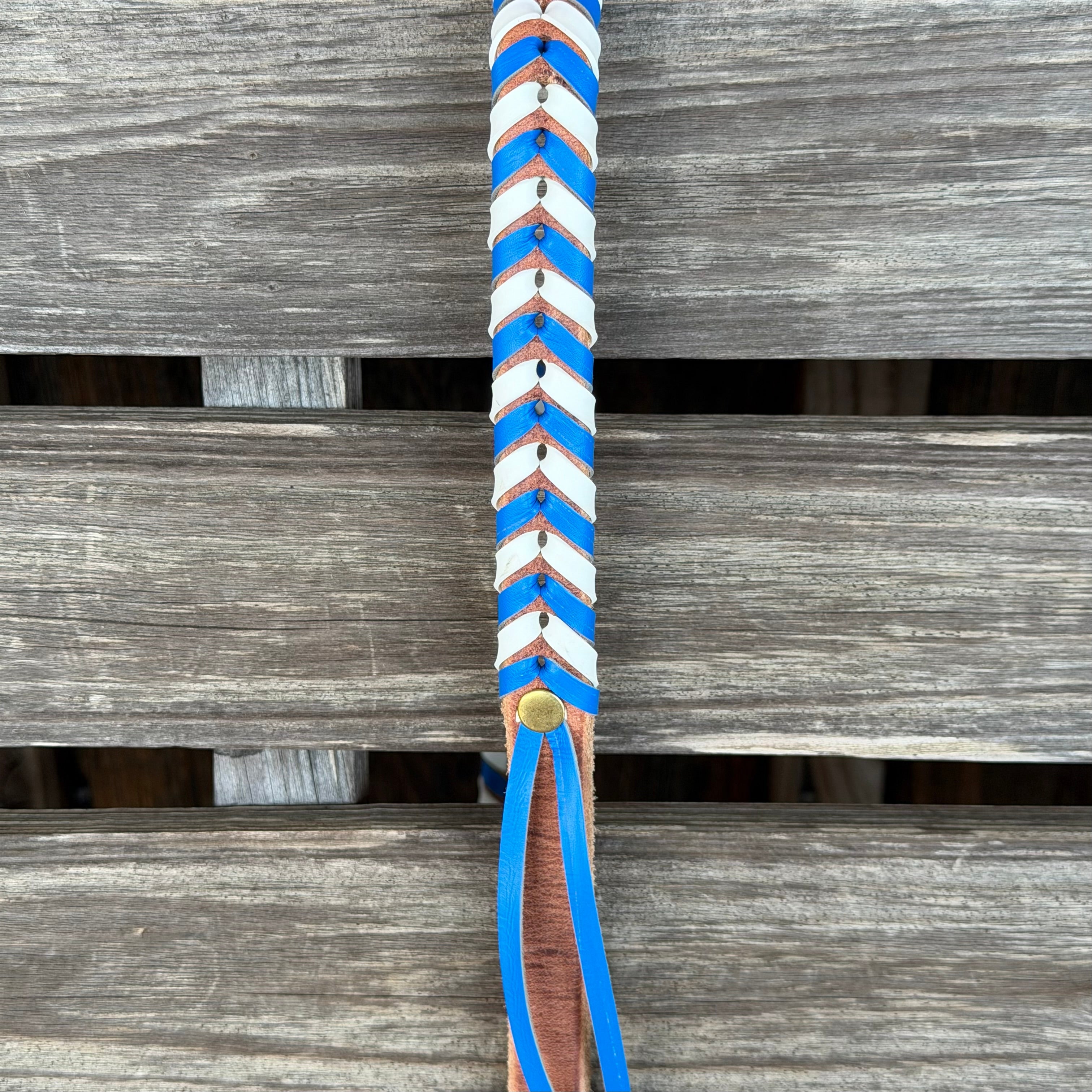 Leather Laced Barrel Reins