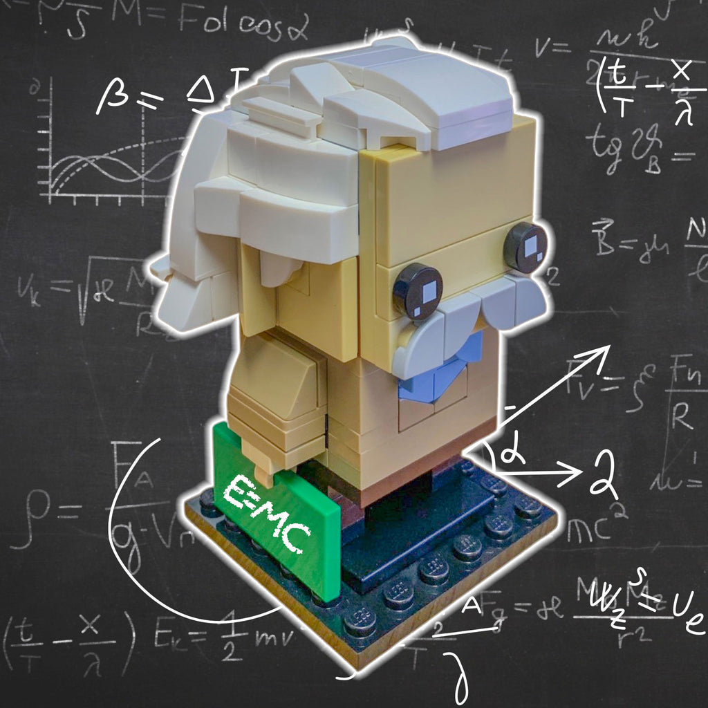 Albert Einstein – Ensemble de construction B3 Customs®