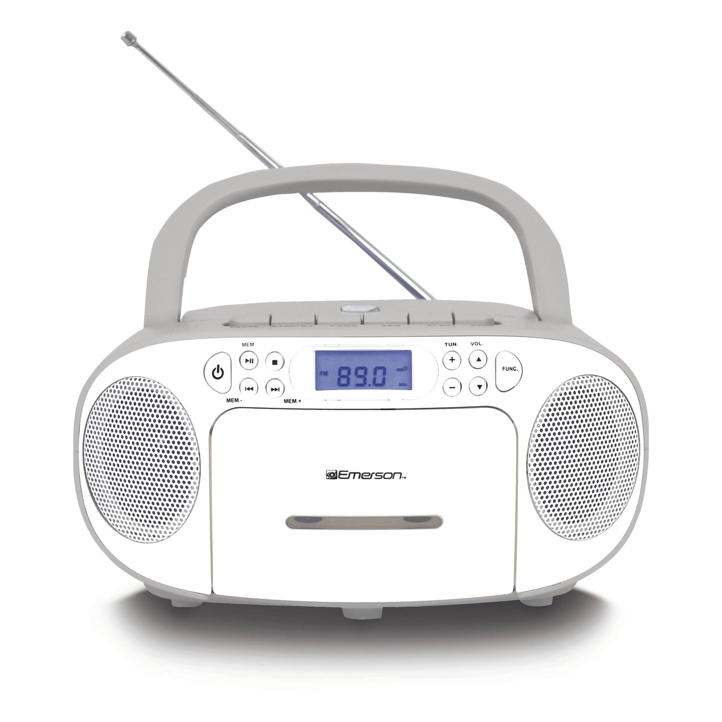 Portable CD/Cassette Boombox with AM/FM Radio