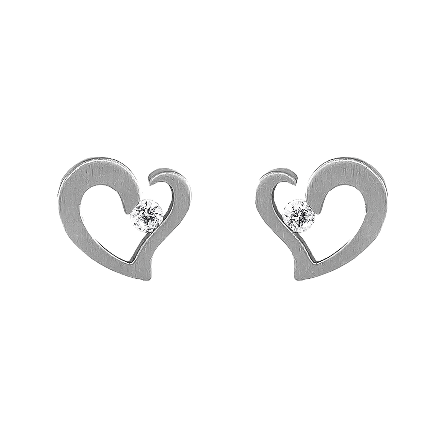 ER091W B.Tiff Heart Earrings