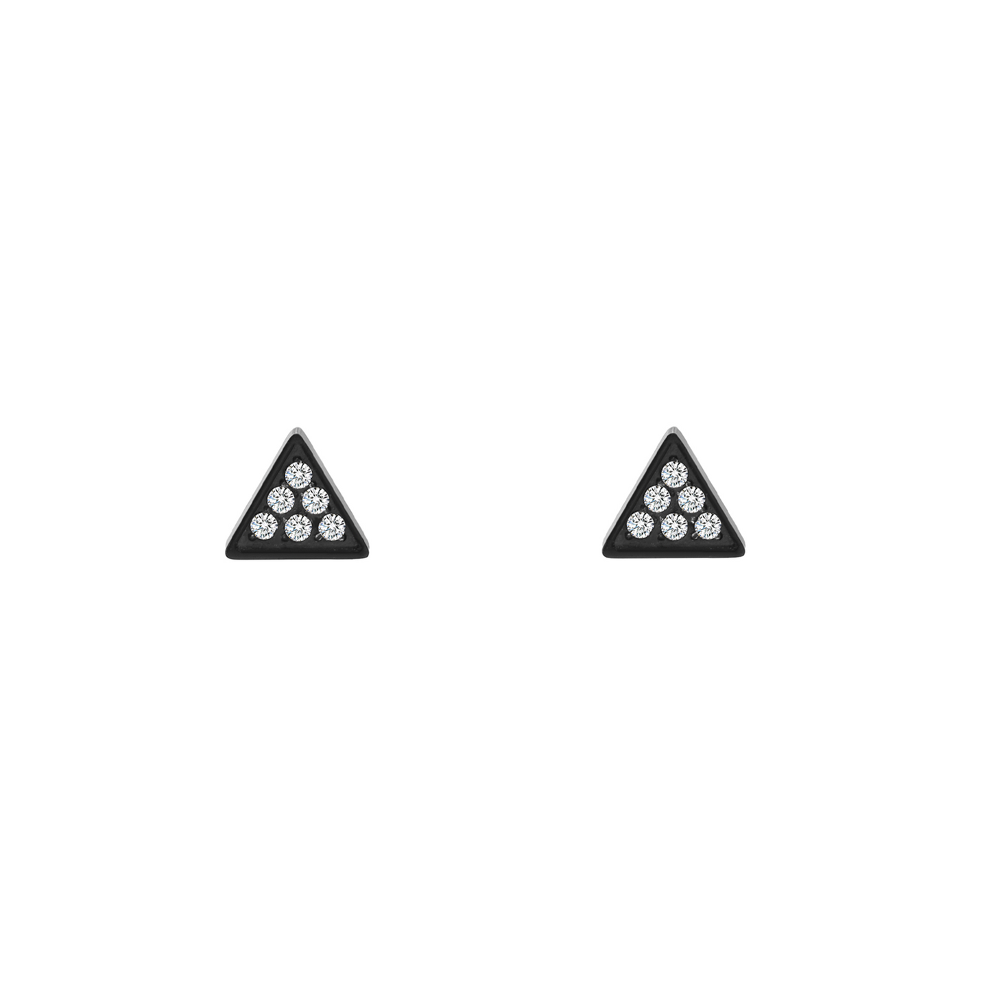 ER113BS B.Tiff Black Pavé Supera Earrings