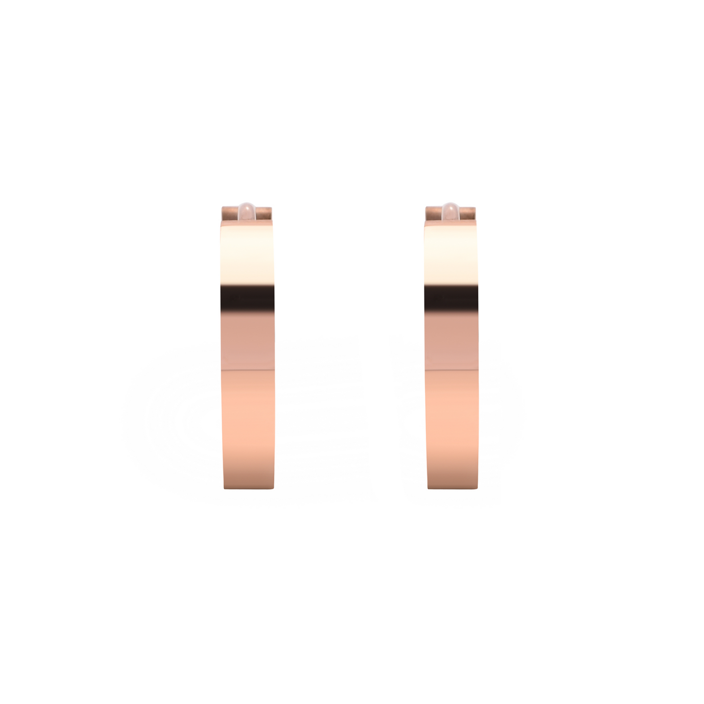 ER300RG B.Tiff Rose Gold Hoop Earrings