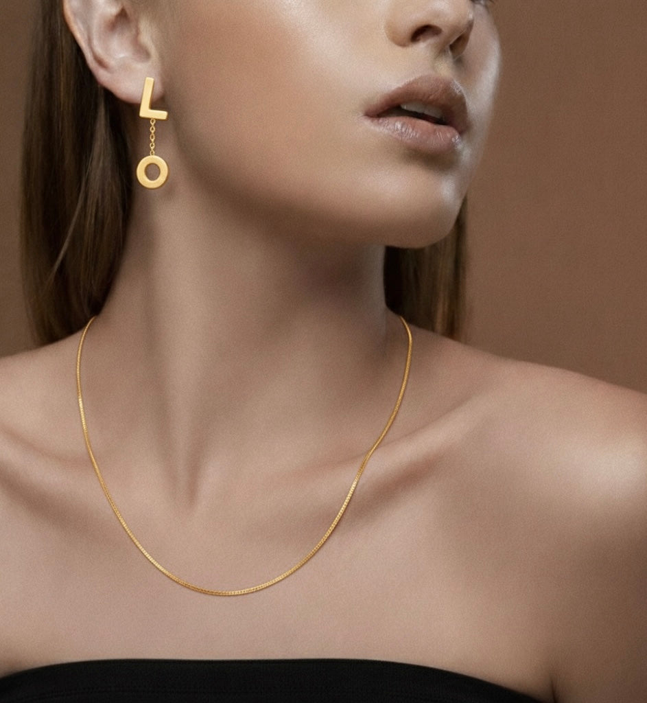 ERloveG B.Tiff Gold Love Earrings