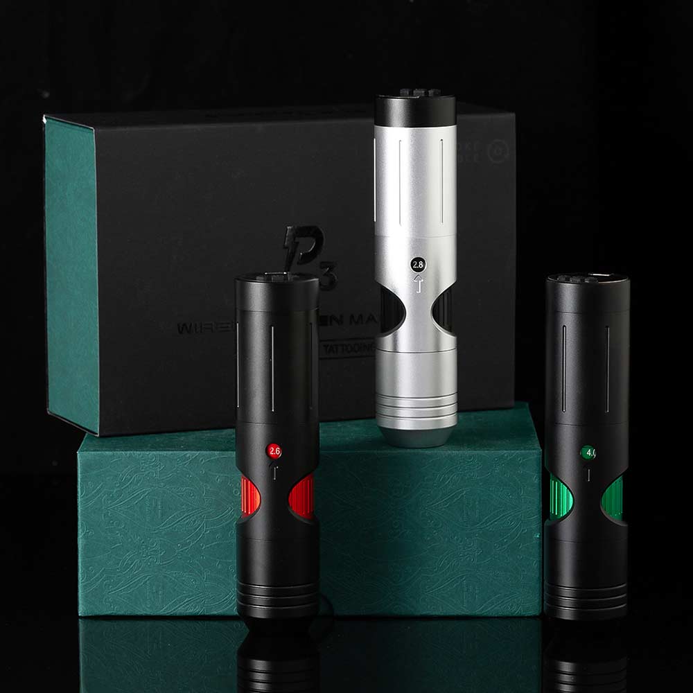 Machine à tatouer sans fil EZ P3 à batterie avec six options de course réglables