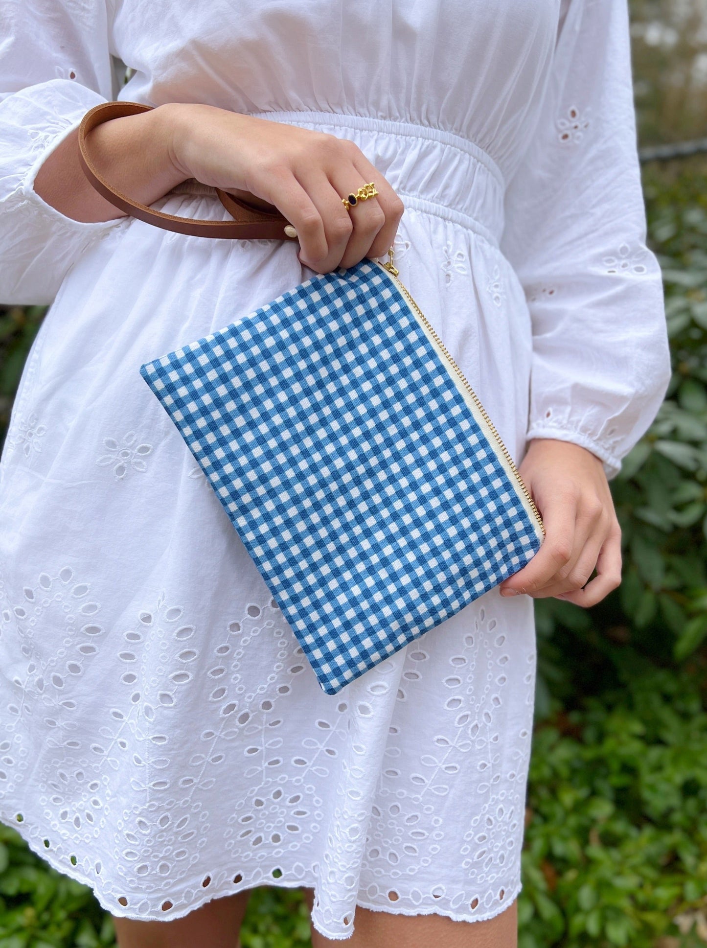 Summer Picnic Wristlet Purse