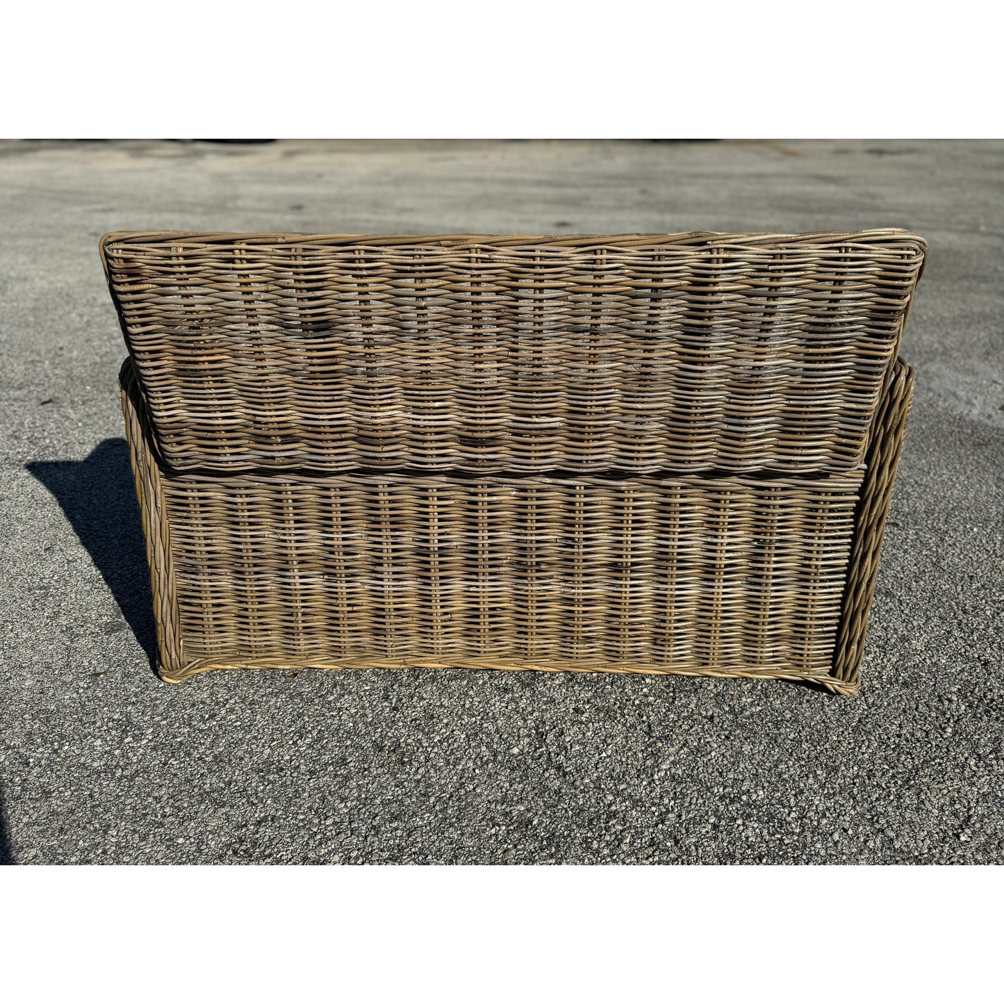 Key Largo Rattan Storage Bench