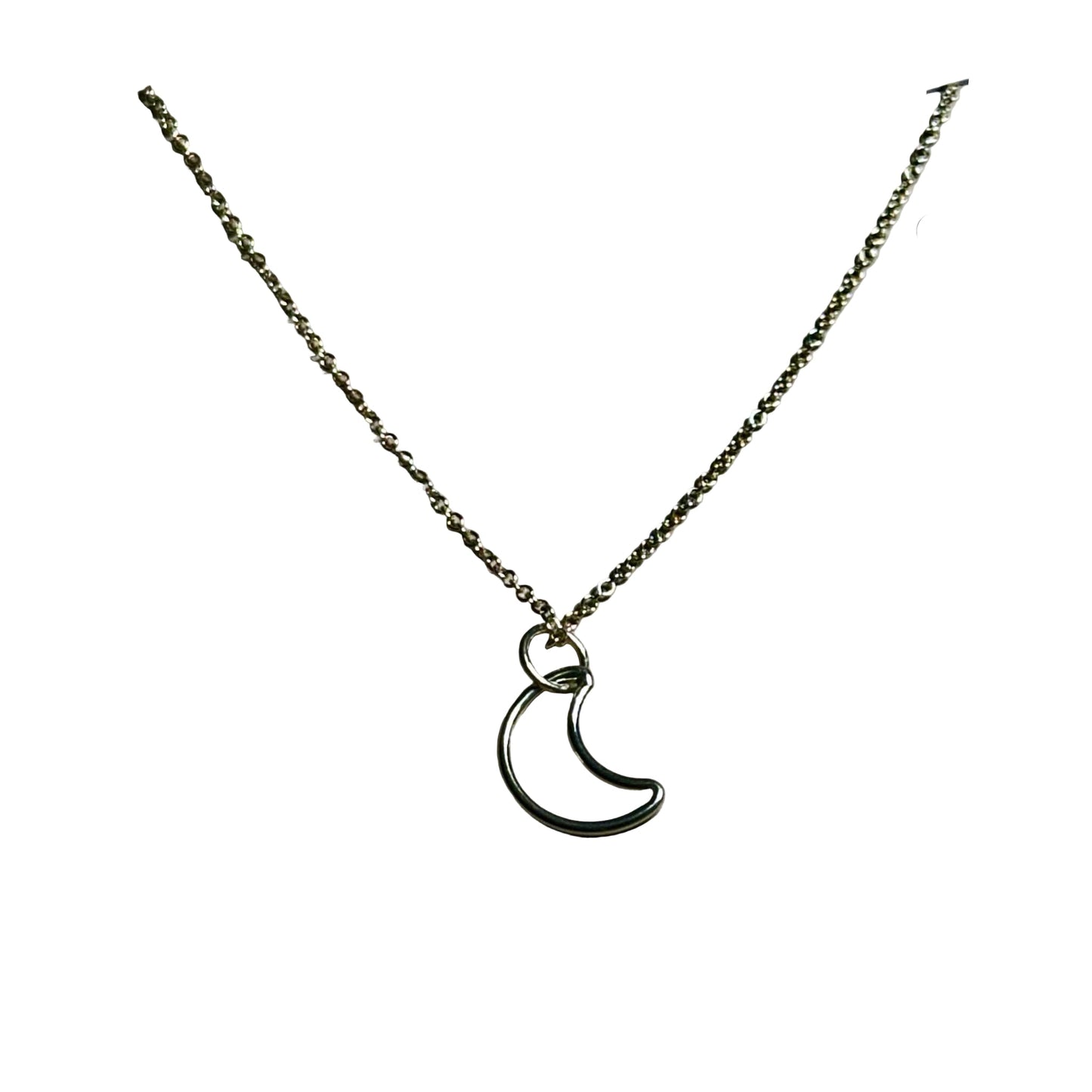 Bertoni Gold-Filled Crescent Moon Necklace – Celestial Healing Jewelry