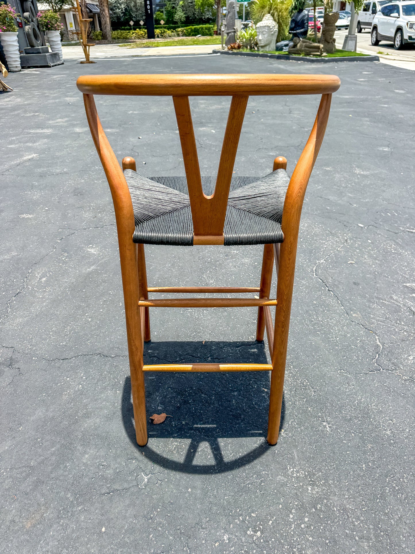 Wishbone Island Counter Stool