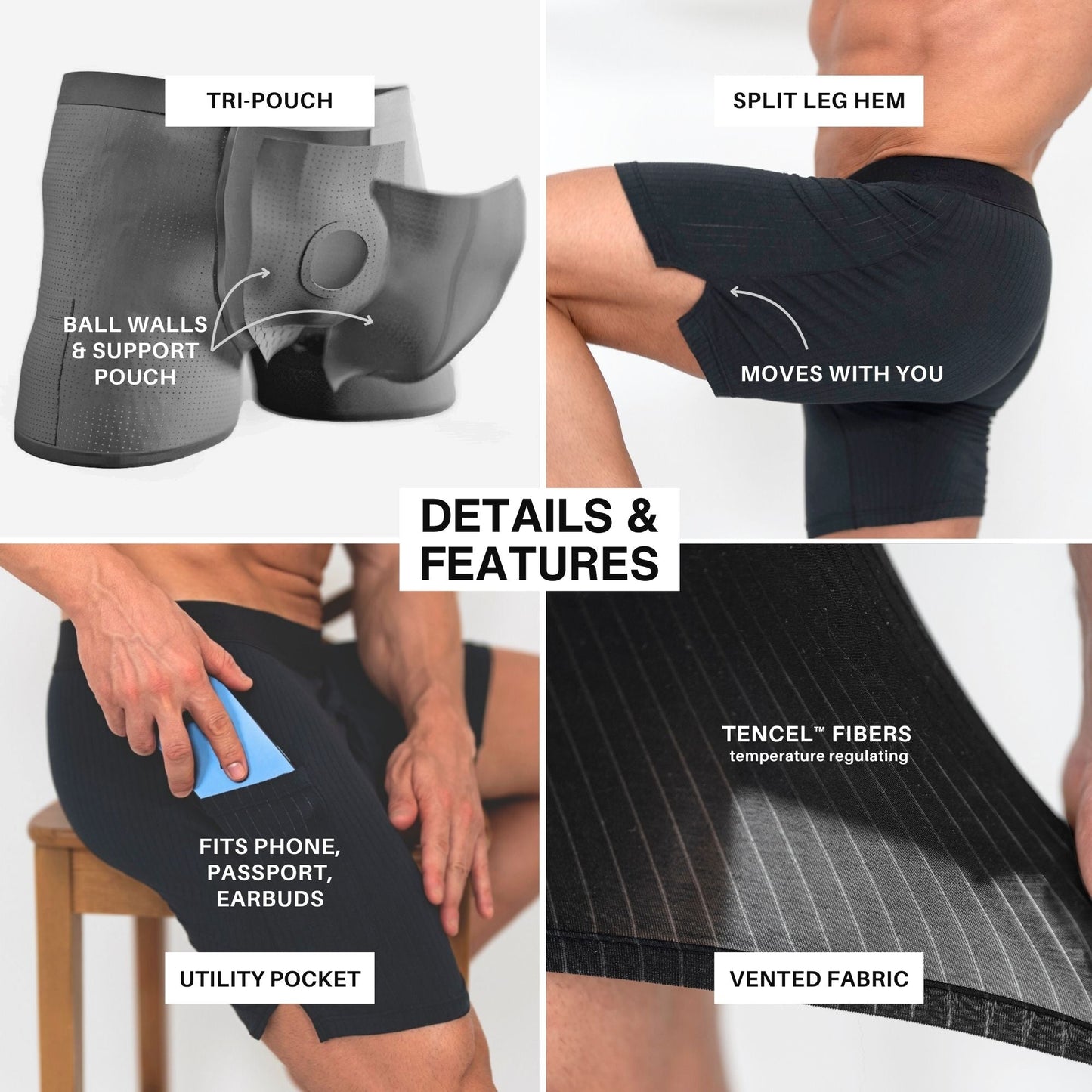 SVBSLEEP TRI-POUCH™ BOXERS - RECOVERY