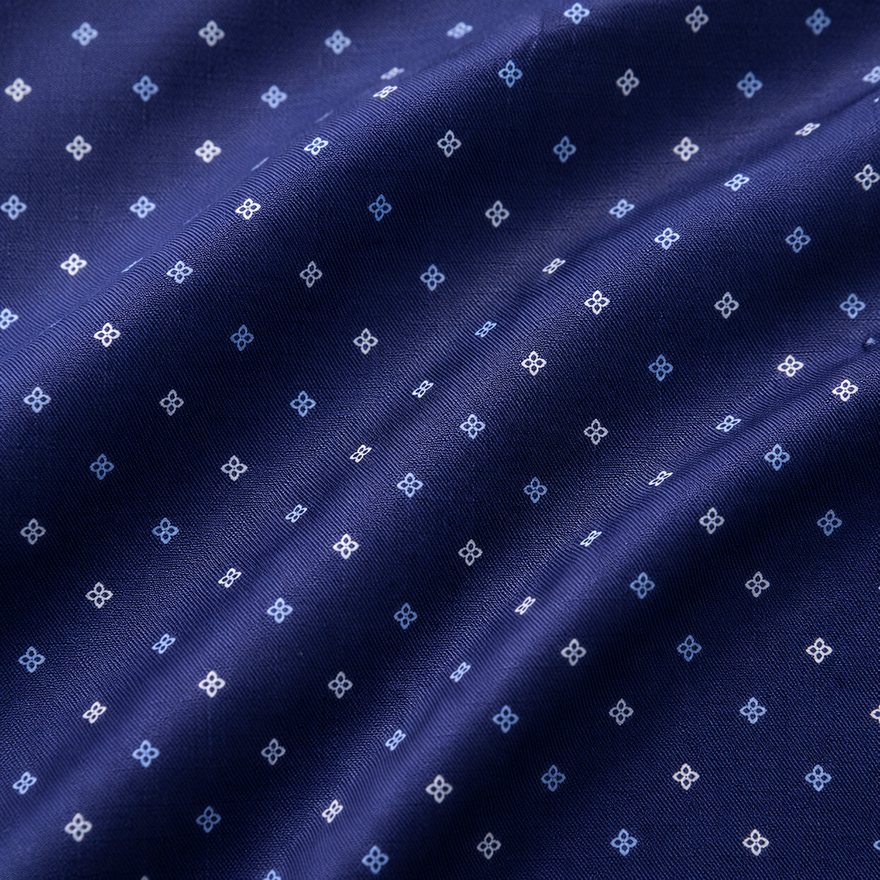 goTIELESS Ultimate Dress Shirt (Navy Polk-a-Dot)