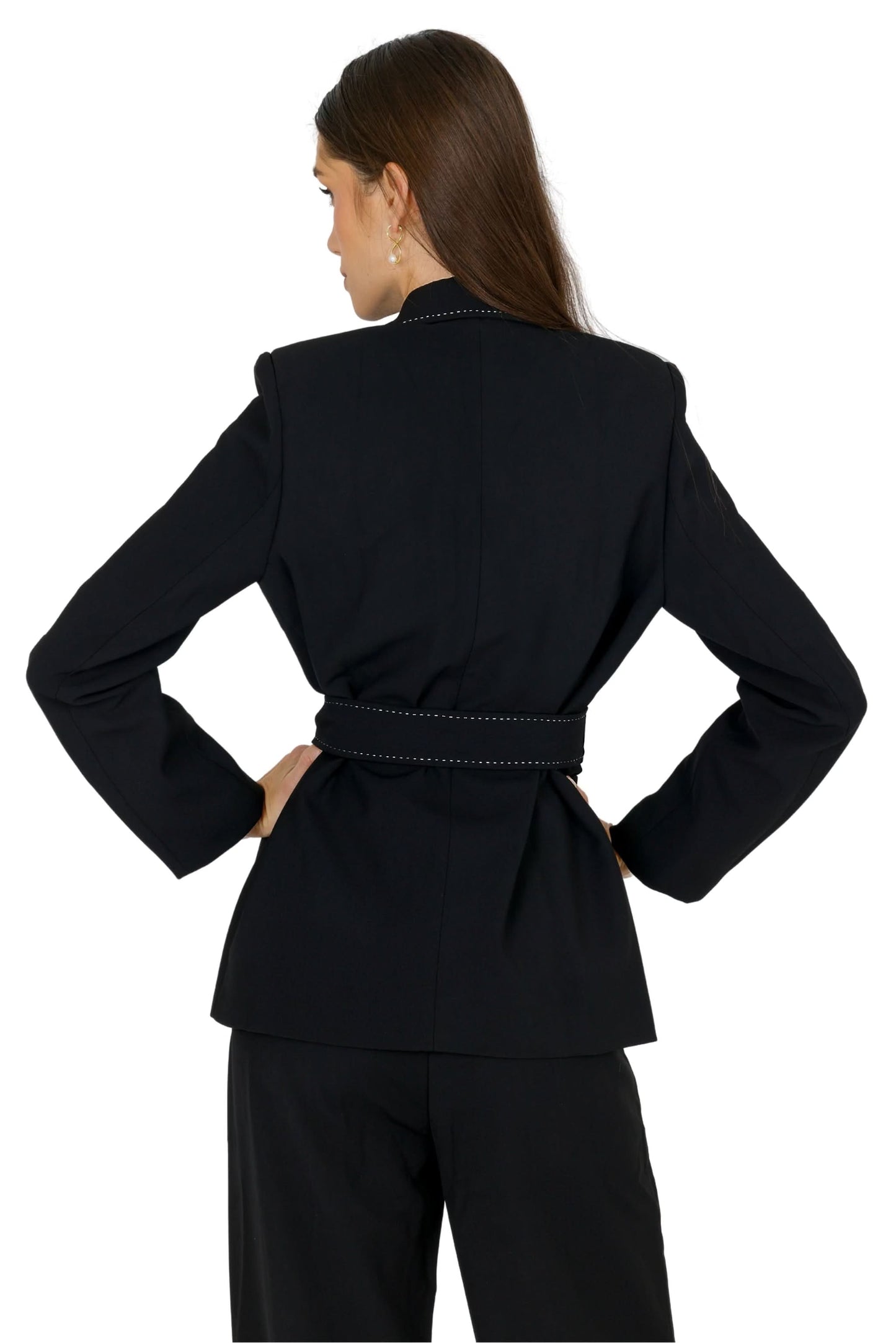 Yena Blazer with Belt