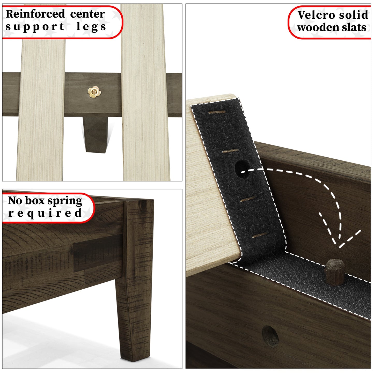 Sierra Solid Wood Bed Frame