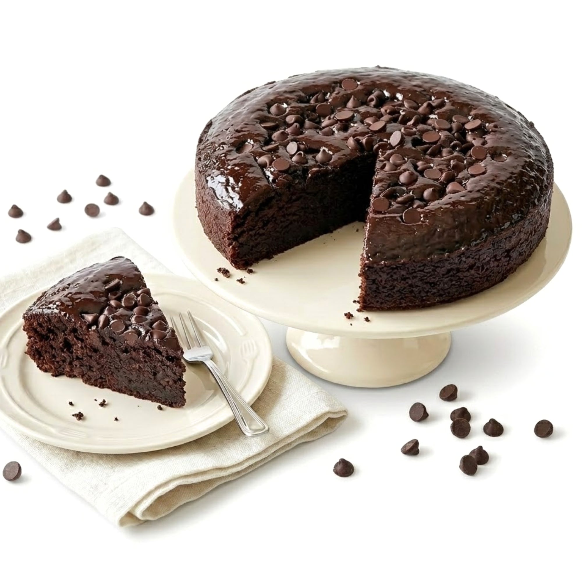 Andy Anand Sugar-Free Gluten-Free Dark Chocolate Cake, 9-Inch, 2.9 lb – Keto & Diabetic-Friendly, Birthday & Holiday Gift