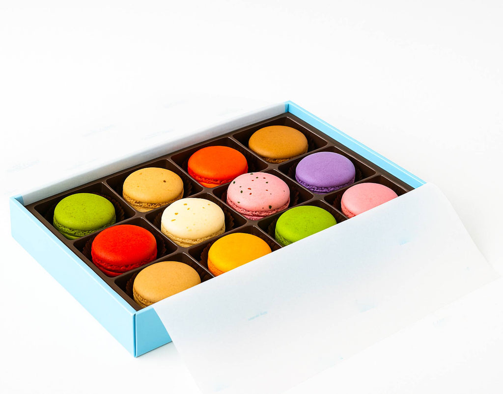 Andy Anand French Macarons, 48-Piece Gift Box – Made Fresh Daily, Decadent Assorted Flavors, Gluten-Free – Birthday & Holiday Gift Box